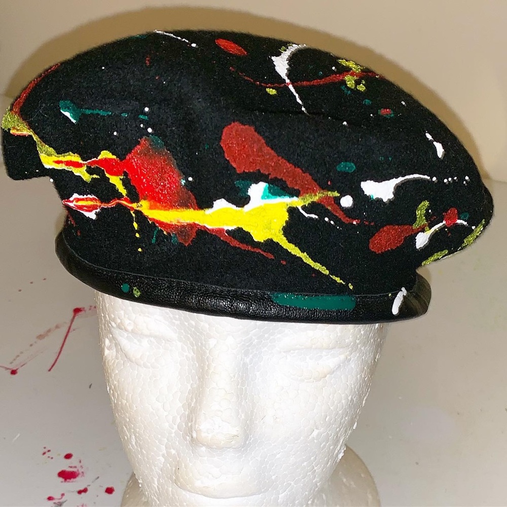Splash beret black